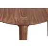 Mid-Century Modern Oscar Corner Table 3-Piece Dining Set, Walnut 5
