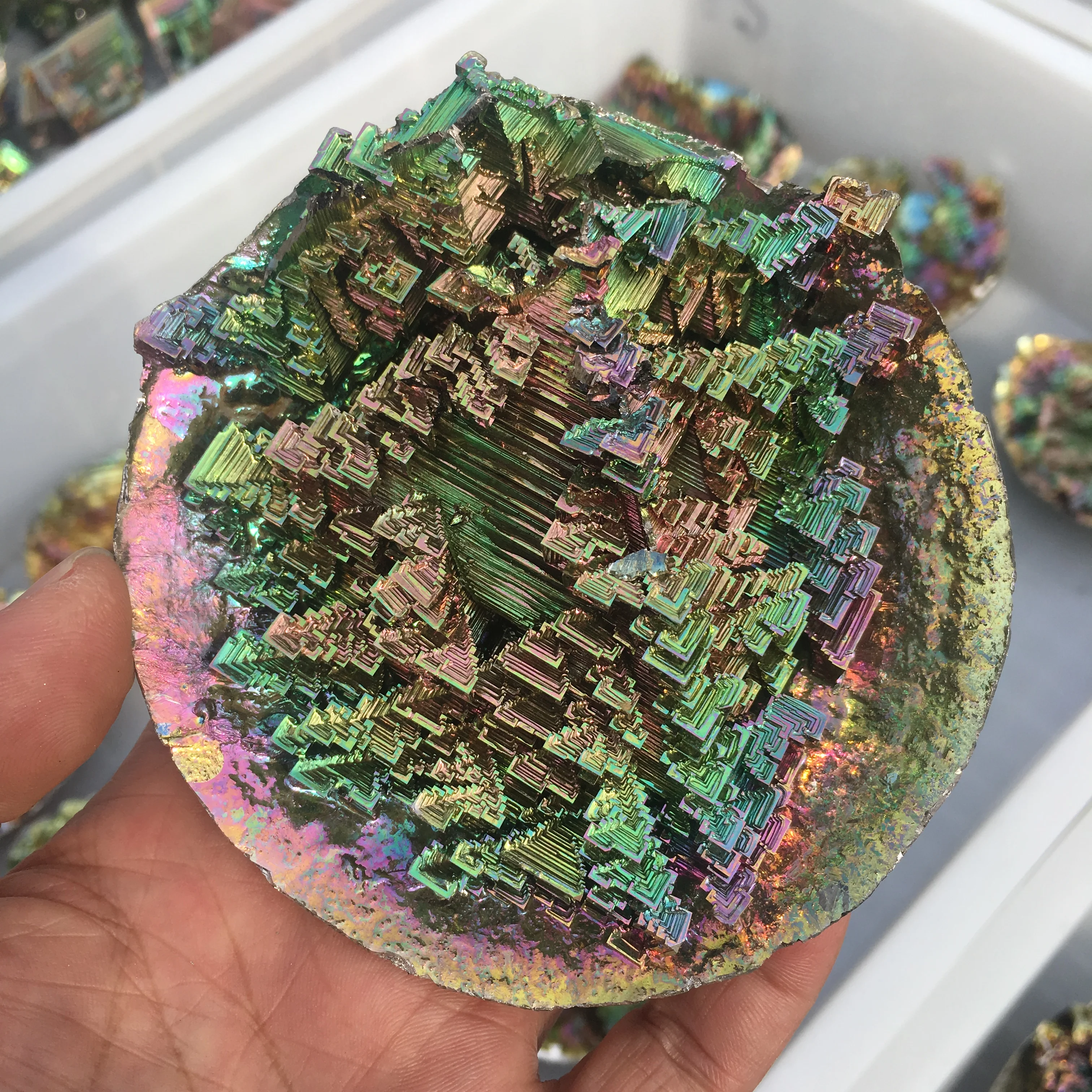 Natural Bismuth Crystals Natural Bismuth Crystals