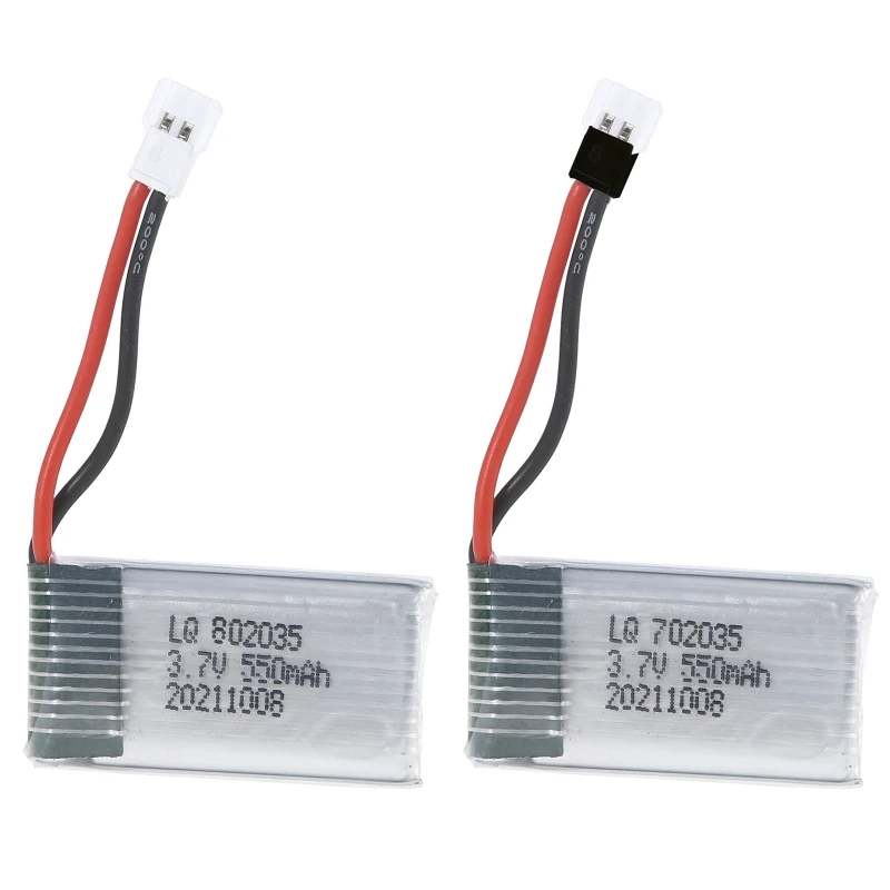 

3.7V 550mAh 20CLipo 802035/702035 Lithium for Hubsan H107 H107L H107D MJXRC F47 DFD-F180 Dropship