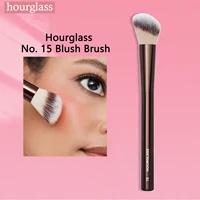 Hourglass No. 15 Blush Brush Cheeks Contour Blush Stippling Brush Cream Liquid Blushes Makeup Tool Angled Cream Blush Brush 1