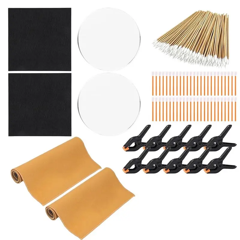 166 Pcs Trade Card Flattening Kit Trading Card Cleaning Care Tool Accessory Kit For TCG Collectors For Card Flattening