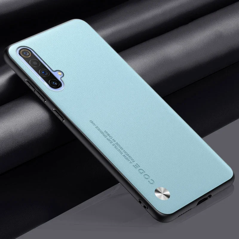 Luxury Leather Shockproof Phone Case - Protective Silicone Cover