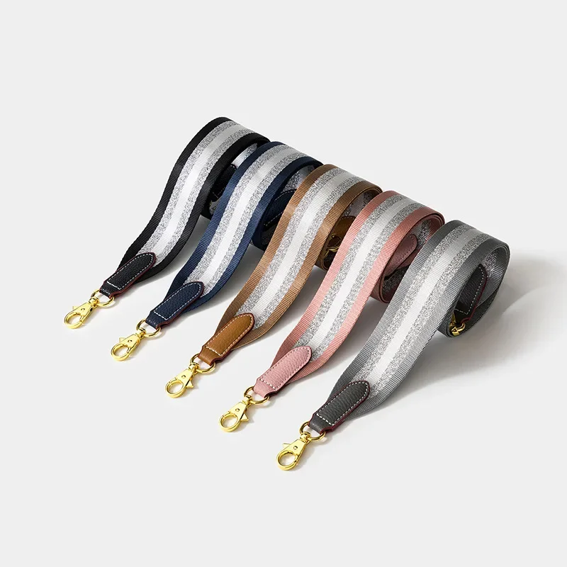 

New Brand Bag Strap for Handbag Adjustable Replacement Crossbody Bag Wide Glitter Canvas Shoulder Strap