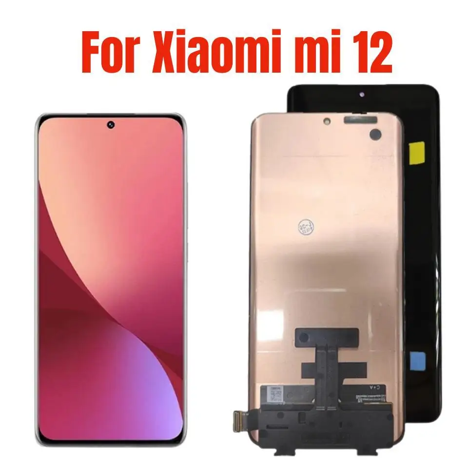 

6,28 ''Оригинальный ЖК-дисплей для Xiaomi mi 12 ЖК-дисплей Панель Стекло сенсорный экран дигитайзер в сборе для Xiaomi mi 12 LCD