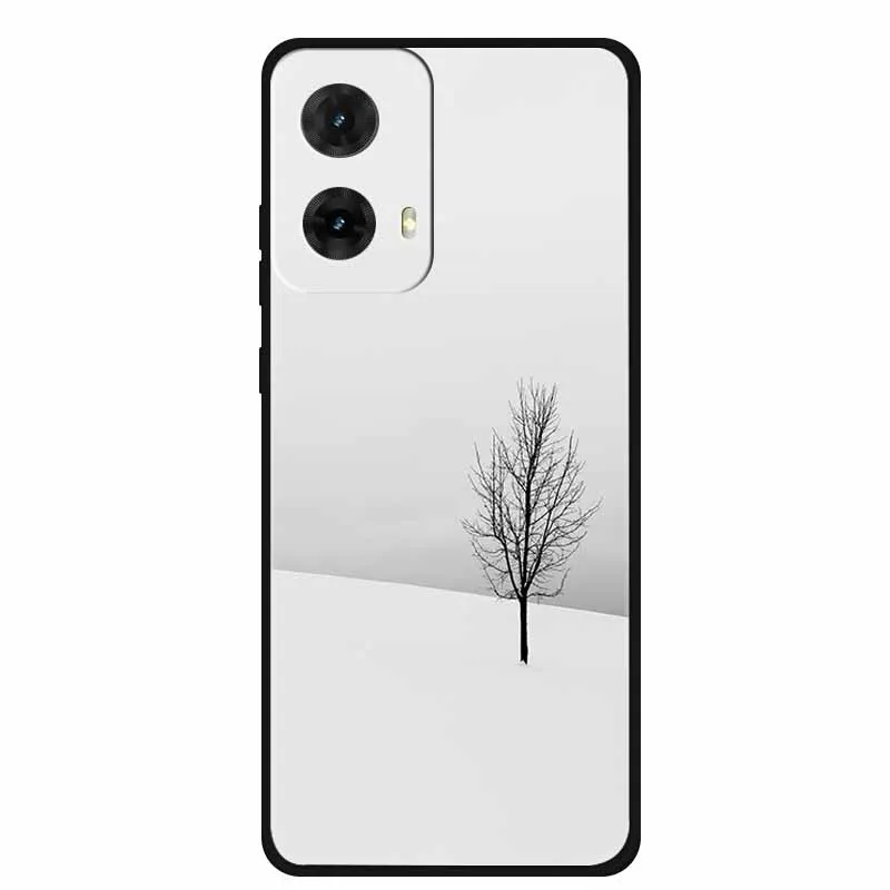 Colorful Painted Cat TPU Soft Silicone Phone Back Cover - Cute Design