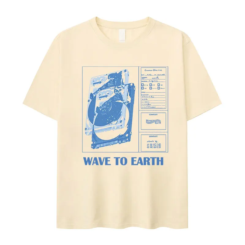 Wave To Earth 2024 Tour Album T Shirts Men's Hip Hop High