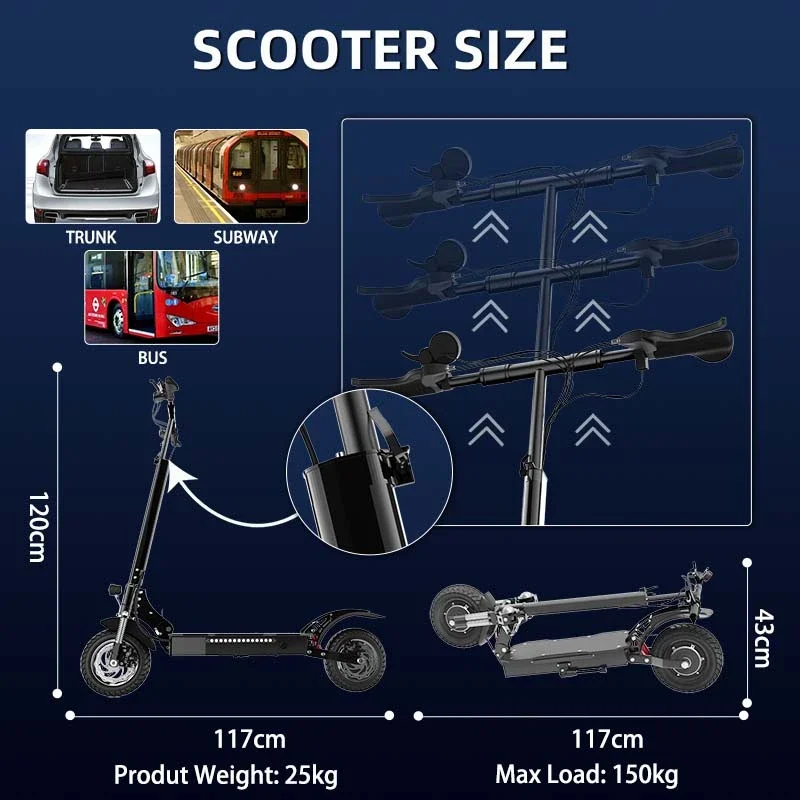 AJOOSOS X750 Electric Scooter Adults 48v 1300w Rear Motor 3 Speed Gear 60km/h 75km электросамокат E Scooter with Alarm Device