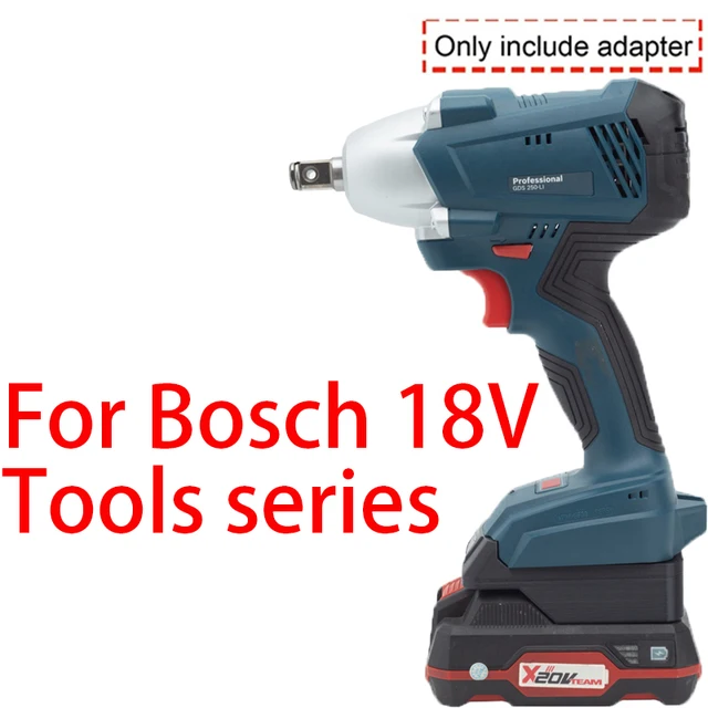 다양한 브랜드 장비와 호환되는 Bosch 18V 리튬 이온 도구 용 배터리 변환기