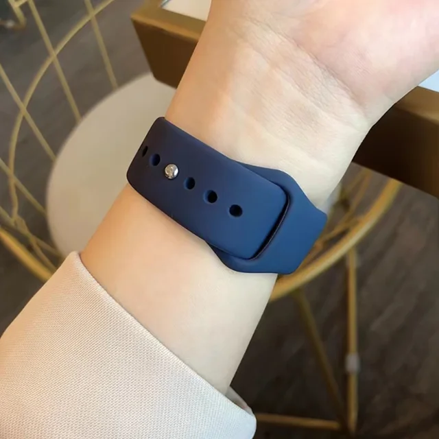 Bracelet de montre en silicone pour Apple Watch Band