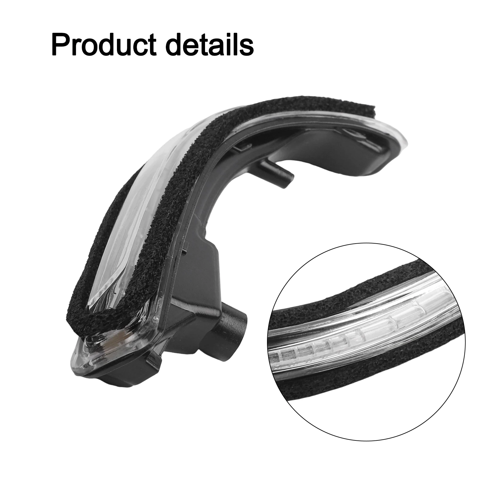 ＠ 1pc Right Side Car Side Rearview Mirror Turn Signals Light