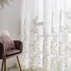 1PC Light Gold Relief Palace Rope Embroidery Light Luxury Wind Window Screen 4