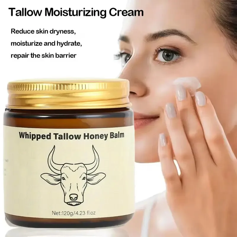 Luxurious Honey-Infused Beef Tallow Moisturizer - Deep Hydration & Redness Repair