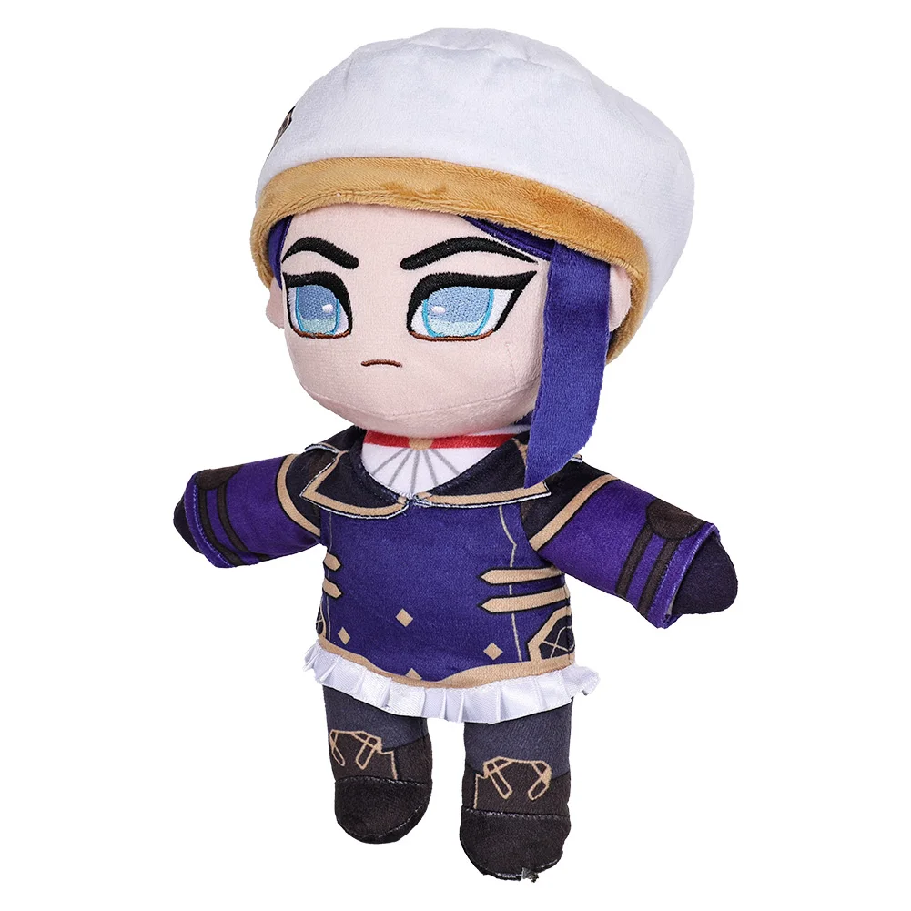 Caitlyn Kiramman Cosplay Plush Plushine Game LoL Mascot Soft