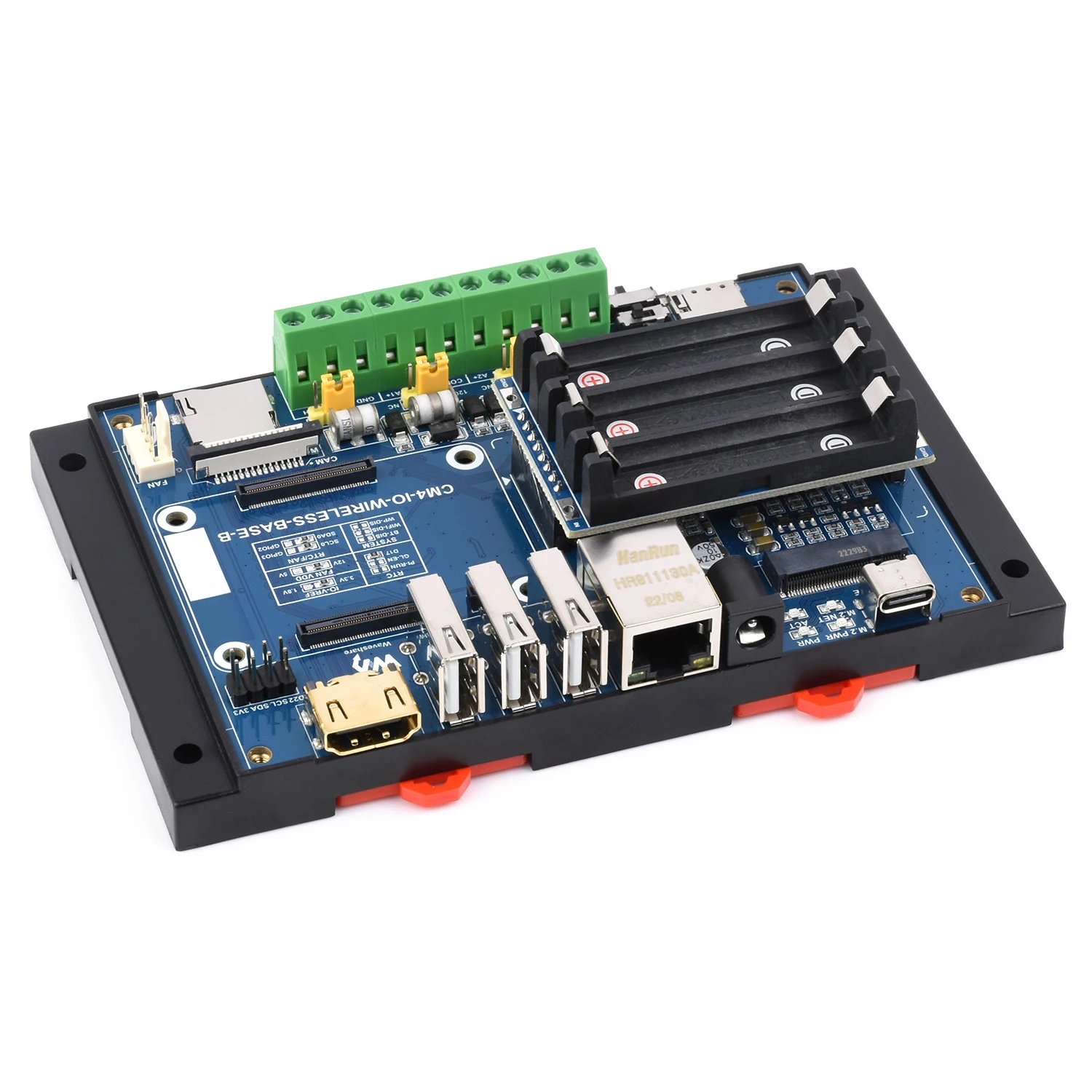 Kit Modulo Di Espansione Wireless Ups Industriale Iot 4G Lte Per Rpi Raspberry Pi Compute Module 4 Cm4 Lite Con Custodia