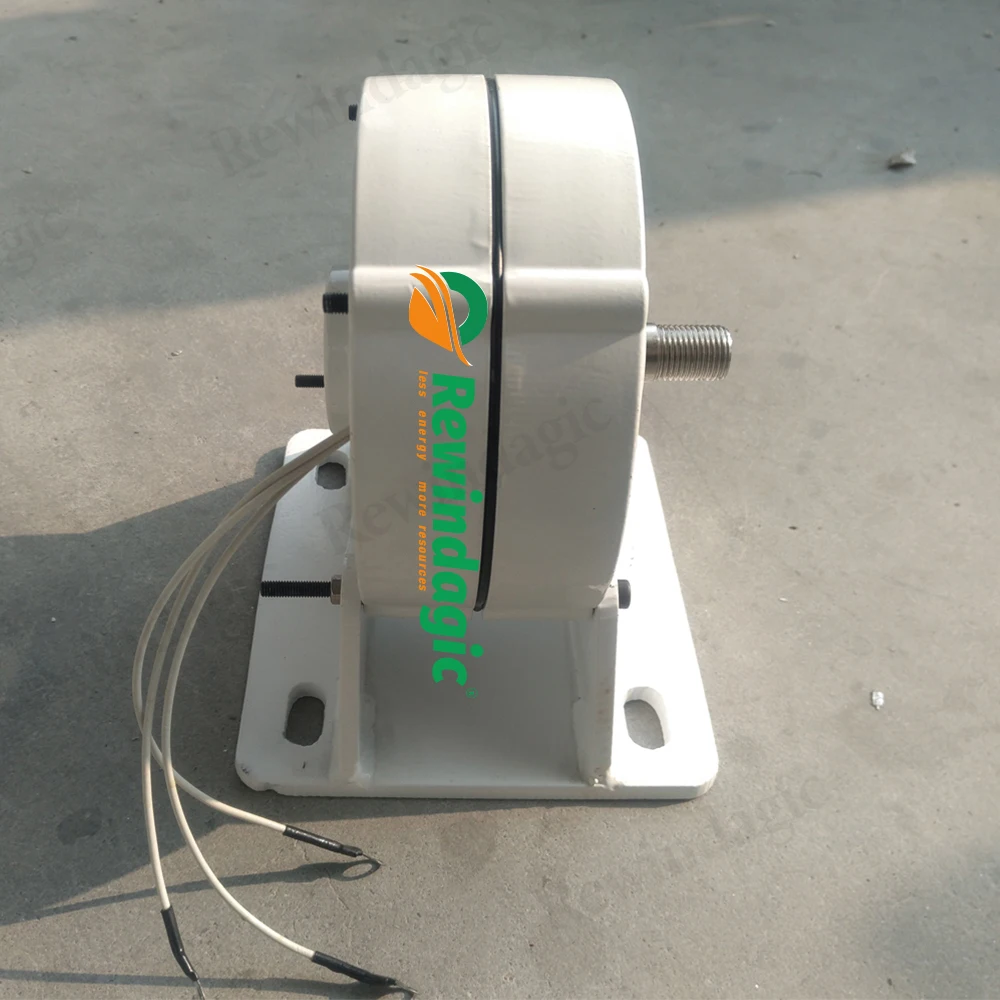 Low Noise 800W 3KW 12V 24V Single Phase DC Electric Motor Output 3Phase AC Permanent Magnet Generator With Motor Set DIY Home