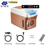 Refroidisseur électrique Portable 220V 12V 24V, pour voiture, Mini réfrigérateur, boîte à glace fraîche, congélateur pour Camping, maison, camion, véhicule de plage 1