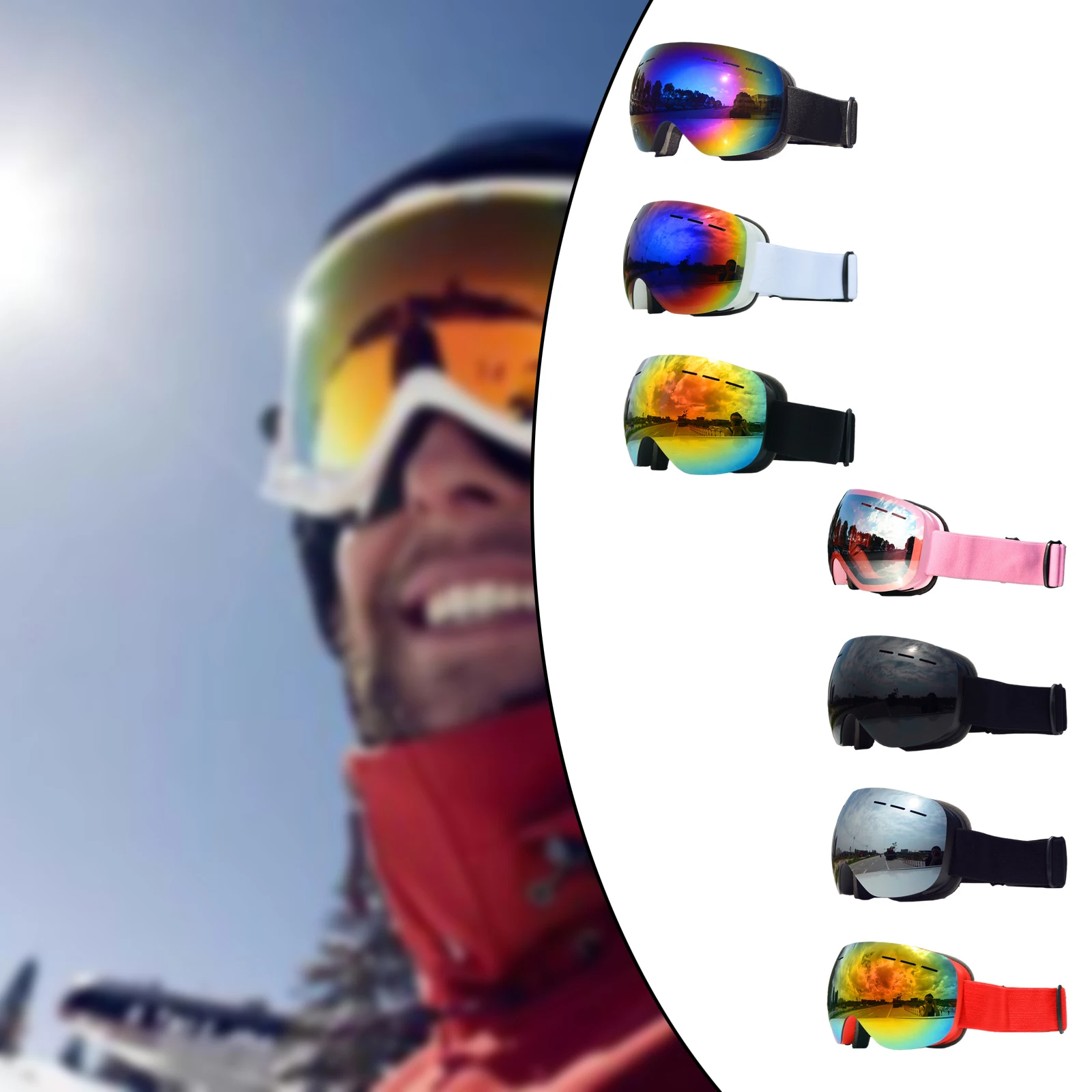 Ski Goggles Snow ATV Protection Windproof Glasses for Dirt Bike Youth