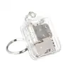 Square Keychain Innovation Music Box Movement Unique Mini Movement Pendant Movement Key Chain Key Chain With Music Small Jewelry 2