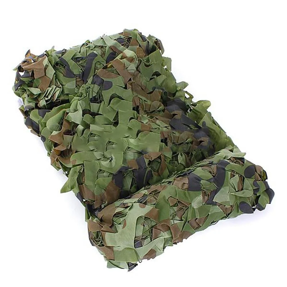 2*3 M Trapano Militare Camouflage Mesh Cloth Outdoor Cs Gioco Caccia Woodland Jungle Tarp Car Covers Tenda Sun Shelter Parasole Net