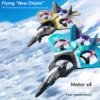2022NEW V17 RC Remote Control Airplane 2.4G Remote Control Fighter Hobby Plane Glider Airplane EPP Foam Toys RC Drone Kids Gift 6