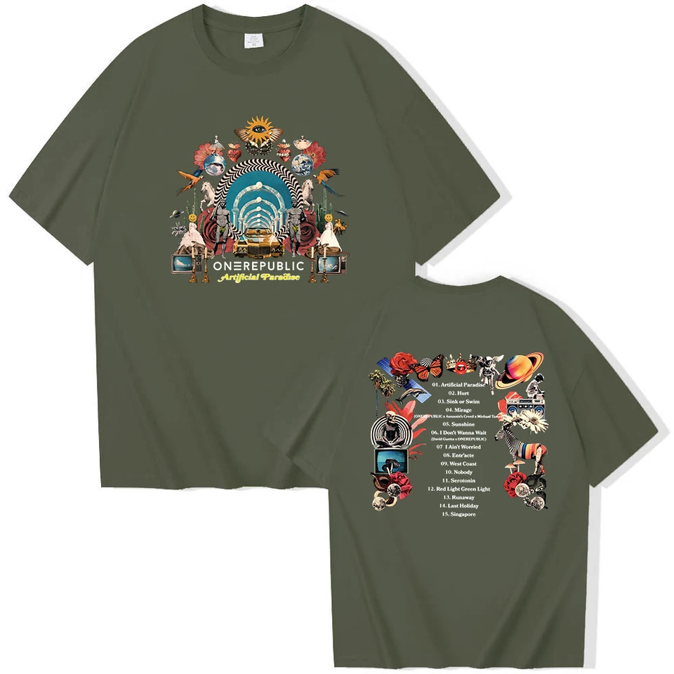OneRepublic ワンリパ アーティフィシャルパラダイス メンズTシャツ OneRepublic ワンリパ アーティフィシャルパラダイス メンズT