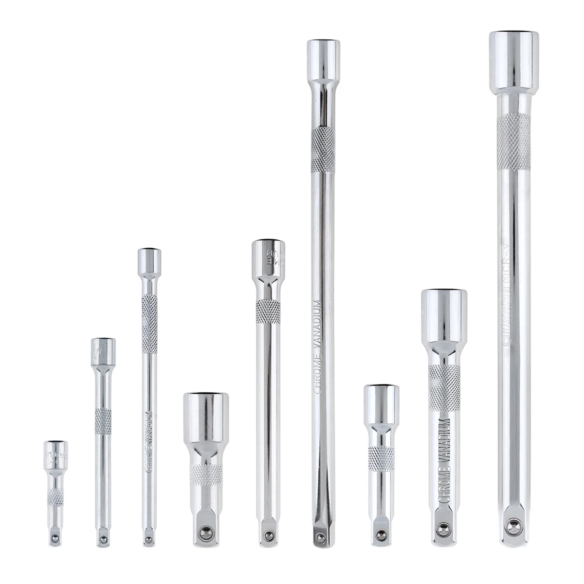

Socket Ratchet Wrench Extension Bar 1/4 3/8 1/2 50/75/100/125/150/250mm Vanadium Steel Material Long Bar Sleeve Connecting Rod