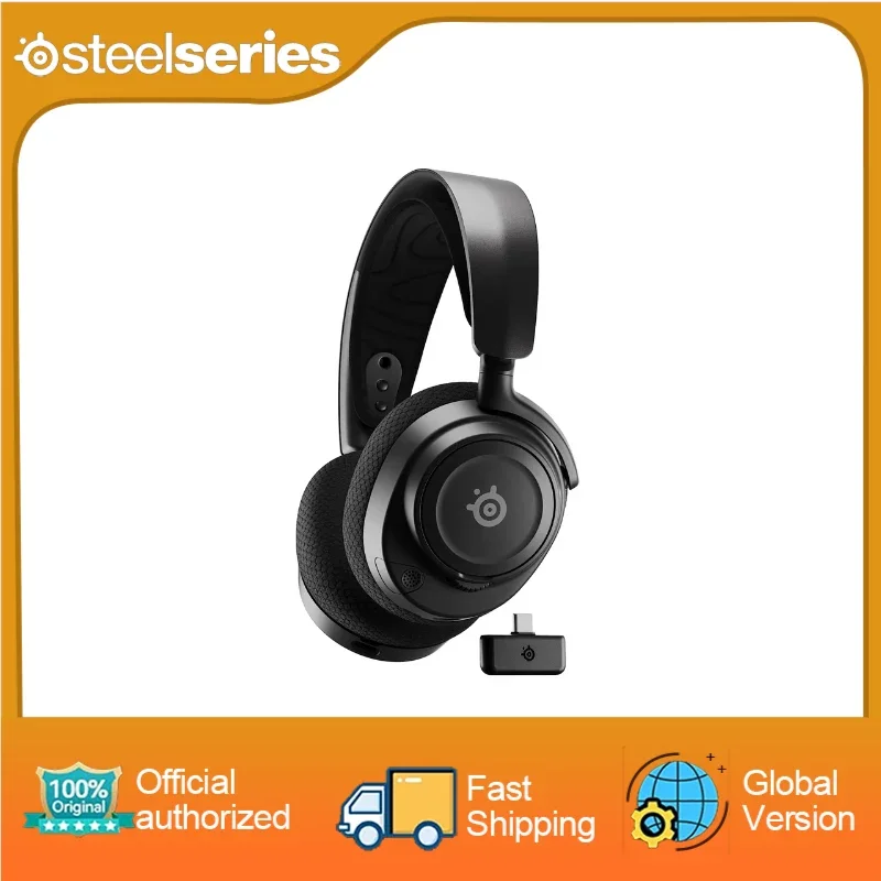 

SteelSeries Arctis Nova 7 Wireless Multi-Platform Gaming Headset – Simultaneous Wireless 2.4GHz & Bluetooth – Comfort Design