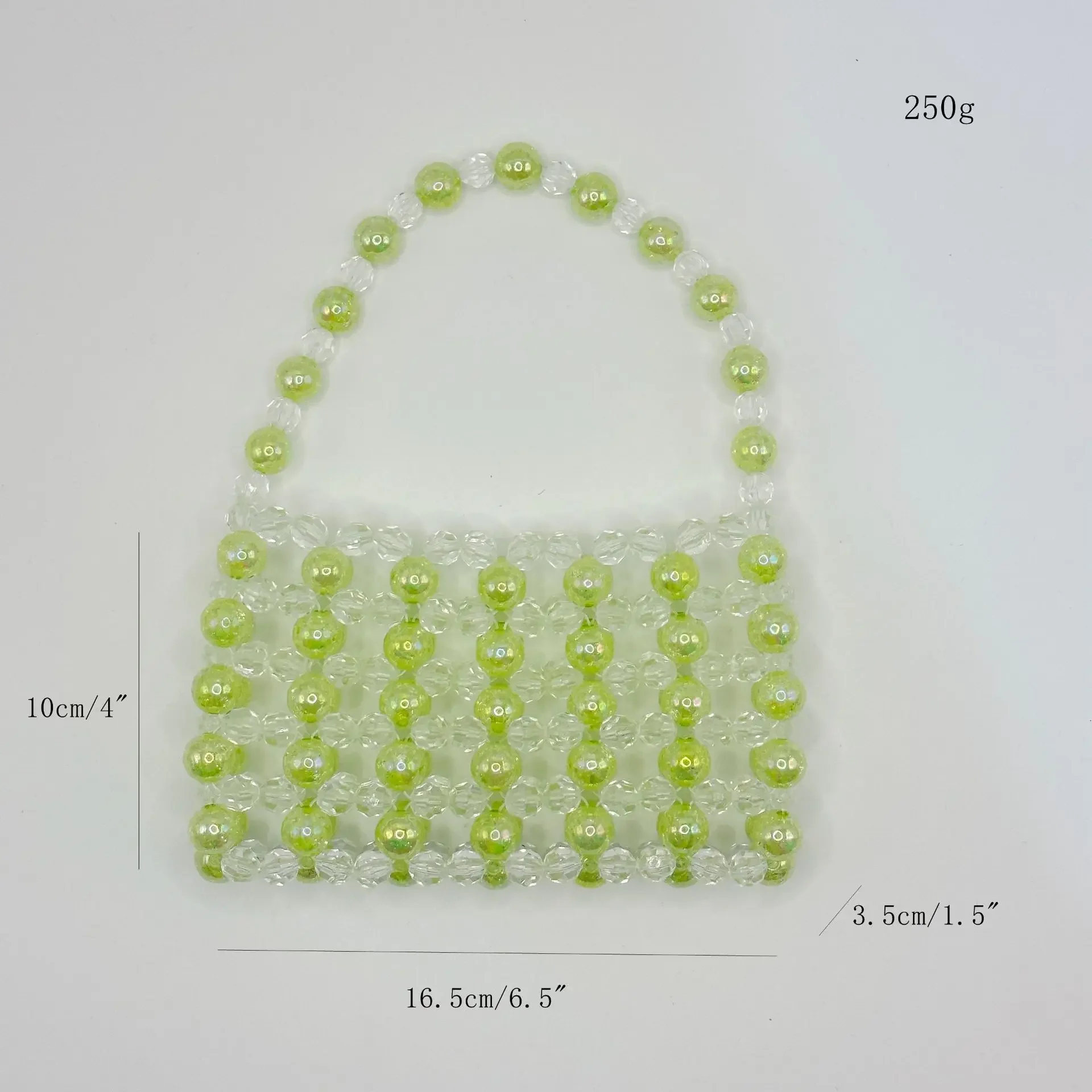 Sweet Colorful Pink Hollow Beaded Handbags Fine Hand-weave Beading Chain Tote Handbags For Women Prom Party Clutches Purses