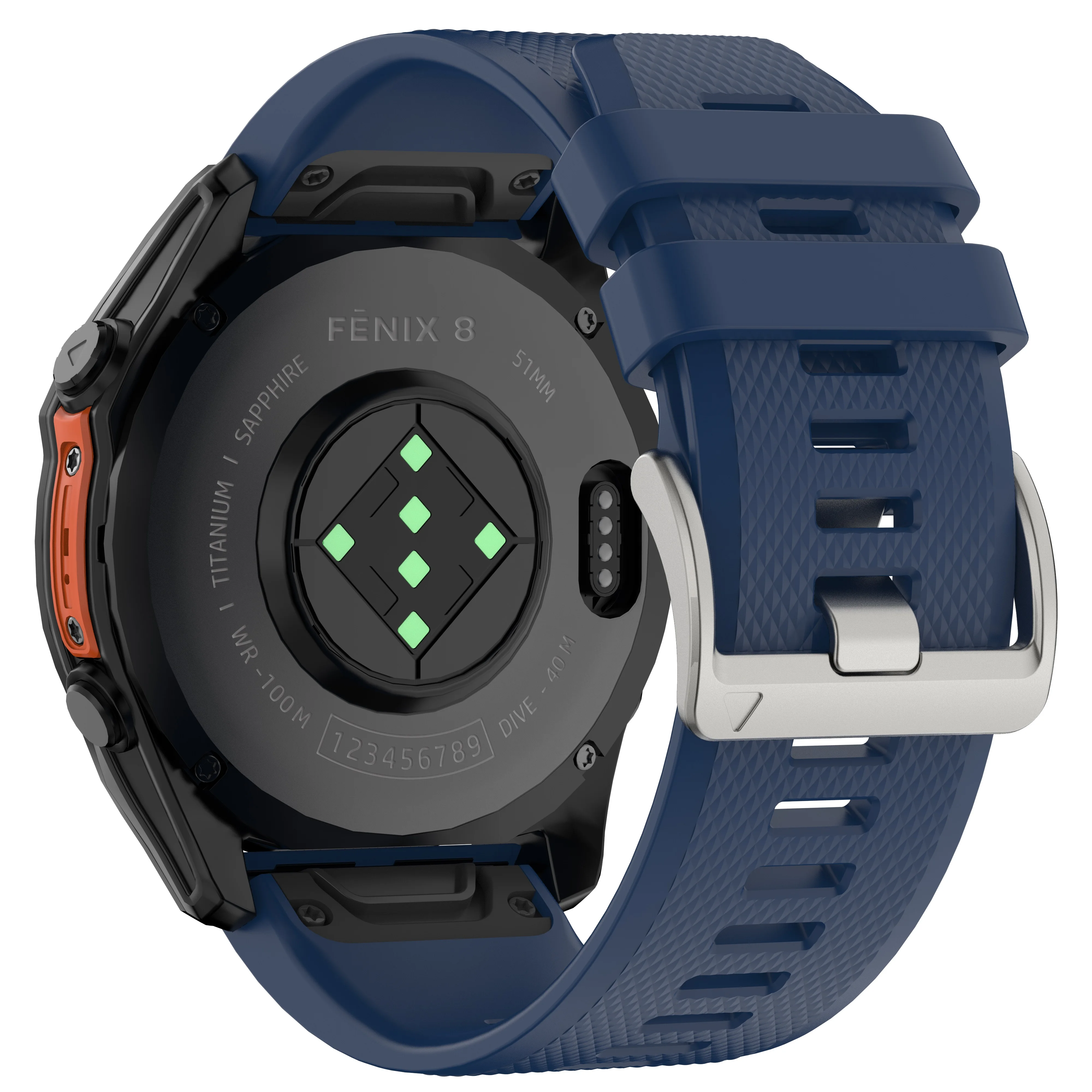 Versatile QuickFit Silicone Watch Band, 22mm/26mm - Premium Sports Replacement Strap