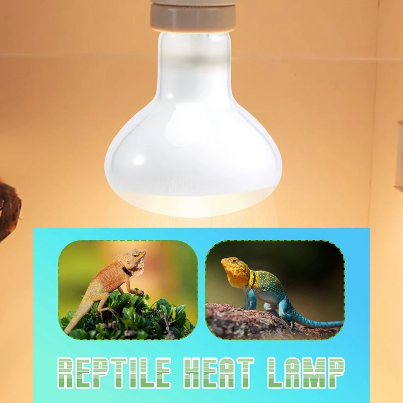 Reptile Uvb Uva Heat Lamp Bulb Reptiles Amphibian Birds 100 W 2 Pack NOMOYPET