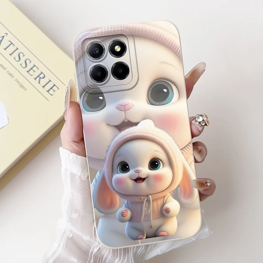 Cute Rabbit Cat Bow Soft TPU Phone Case Cover