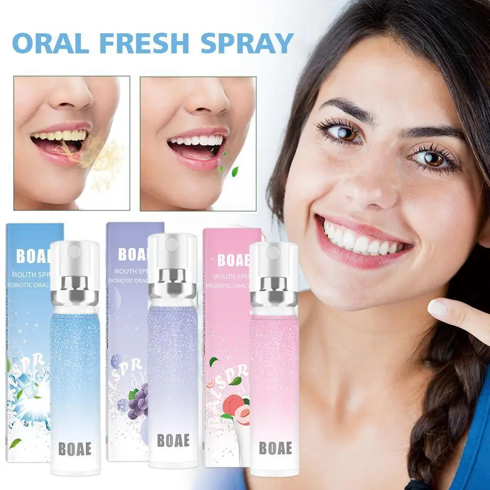 

Oral Spray 3 Smell Breath Ener Spray Mouth Fruit Care Portable Hygienic Natural Ening Essence Spray Oral Fr F5v1