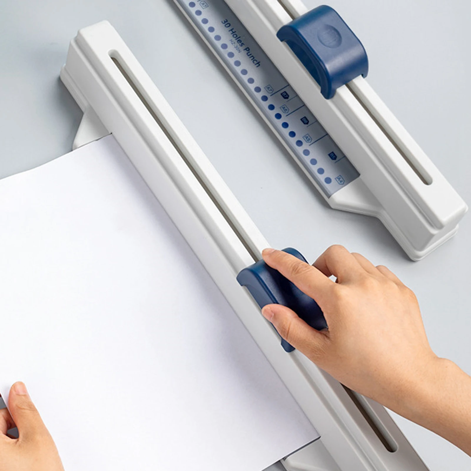 Perforatrice Manuale 30 Fori - Per A4, A5, B5, Ufficio E Casa, Rosa - Foto 4