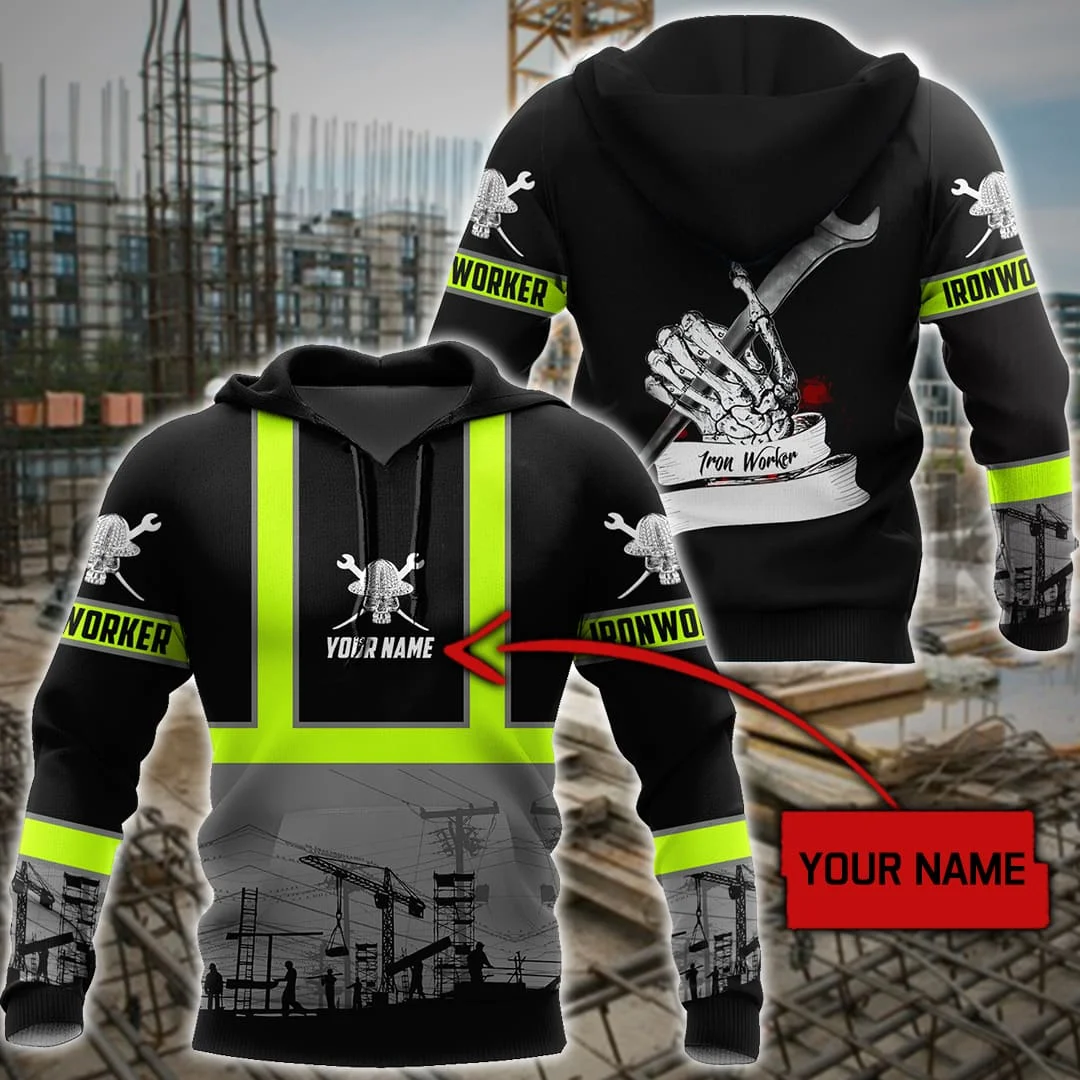 

Personalized Ironworker Skull Apparel 3D Print Unisex Hoodie Men Sweatshirt Streetwear Zip Pullover Casual Jacket Tracksuit-20