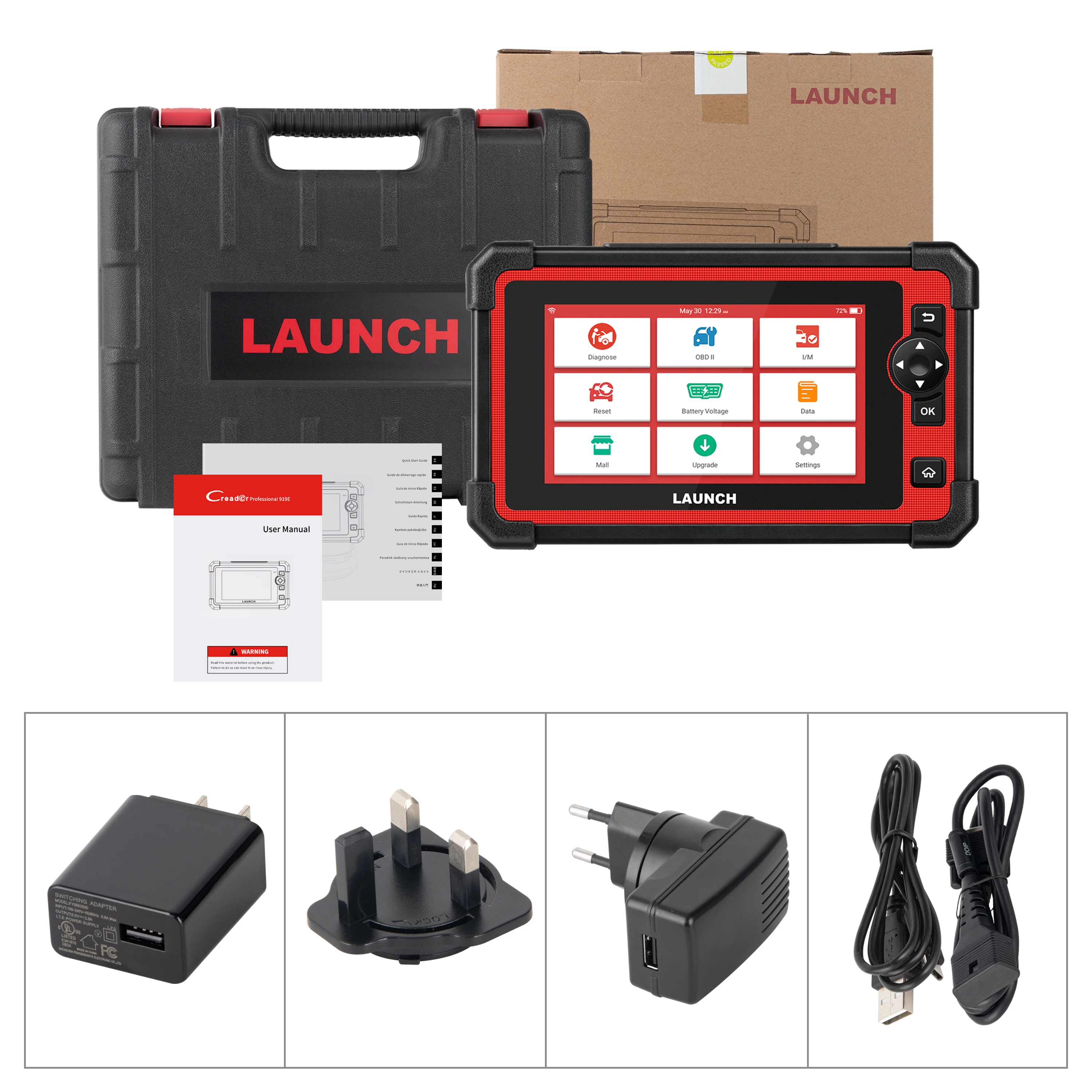 Launch X431 Crp909e Diagnostic Tools Car Obd Obd2 Full System Code Reader  Mechanical Workshop Scanner Auto Tpms A/f Bat 26 Reset - Code Readers &  Scan Tools - AliExpress