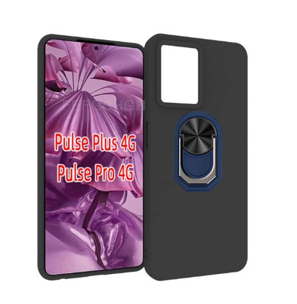 Enhanced Back Finger Ring Soft TPU Silicone Case