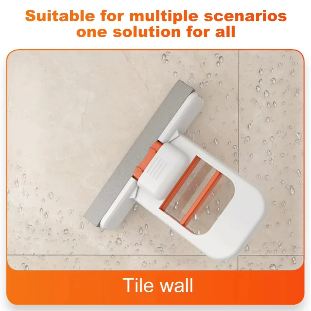 Description Picture 3 of itemMulti-purpose Foldable Handheld Mop Portable One-hand Operation Cleaning Mop Lightweight Mini Desktop Mop Kitchen