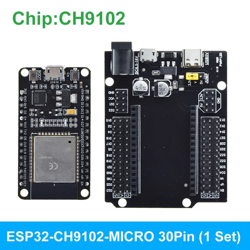 ตัวเลือกสินค้า บอร์ดพัฒนา ESP32 ดูอัลคอร์ WiFi+Bluetooth