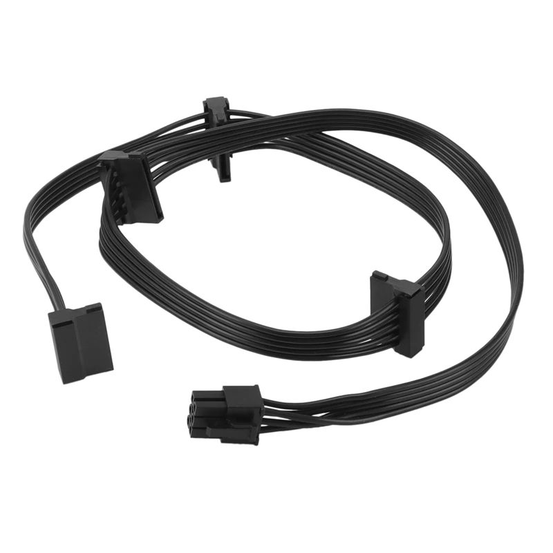 

Pcie 6Pin Male To 4 SATA Power Supply Cable For Seasonic Focus+/ MK3/ FX/ P Series 850PX 750PX 650PX 550PX PSU