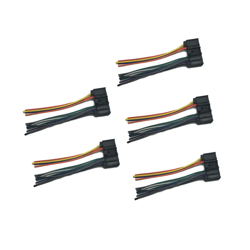 

5pcs Car Radio Wiring Harness Audio Stereo Wire Adapter for Ford Ferry Focus Mondeo Fiesta