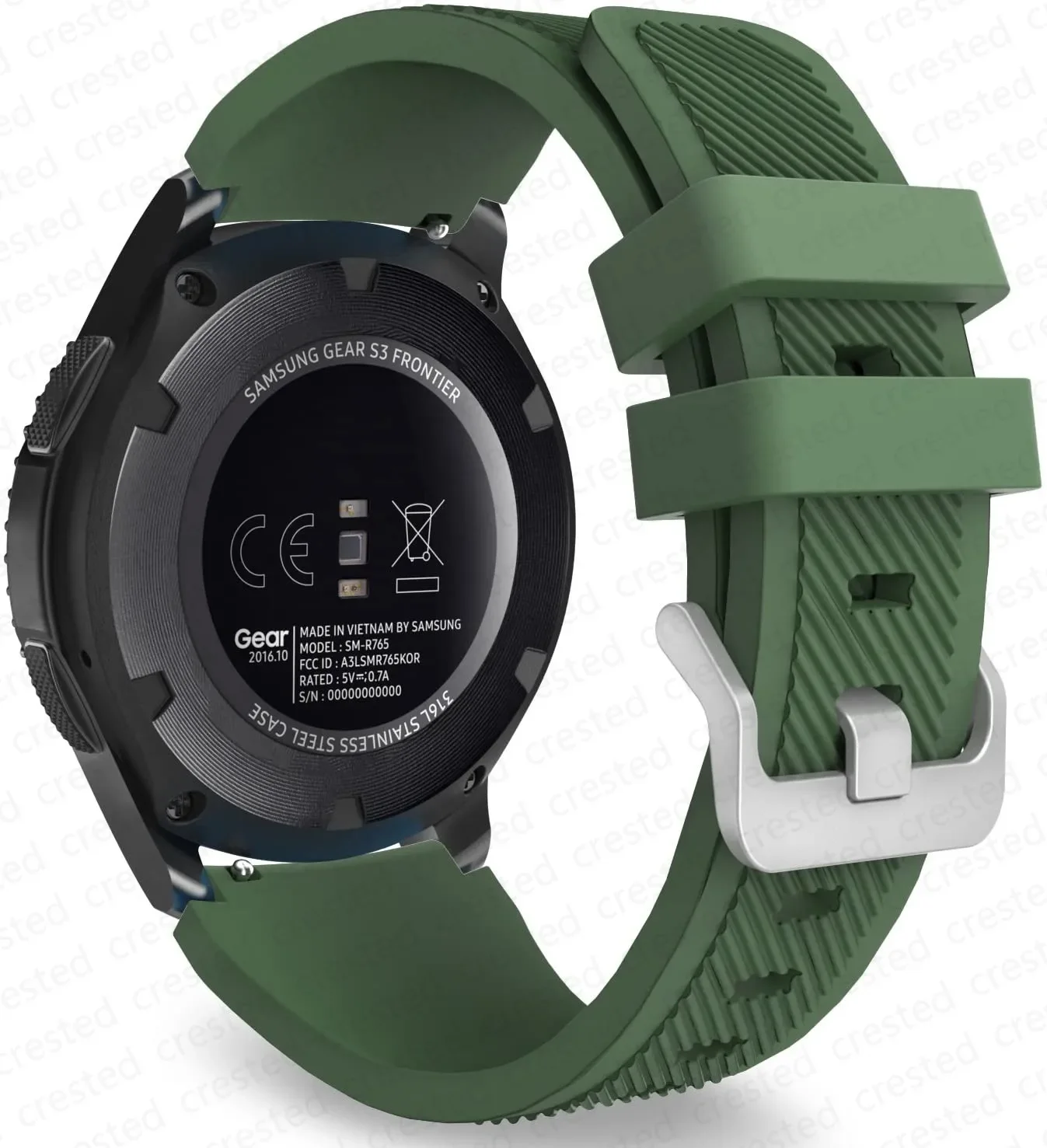 Soft Silicone Sport Strap - 22mm Bracelet