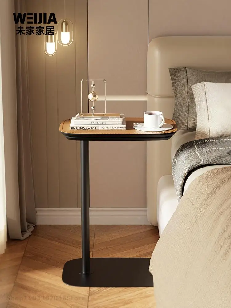 Modern Simple Coffee Table Small Table Sofa Side Living Room Creative Rotating Coffee Bedside Storage Rack