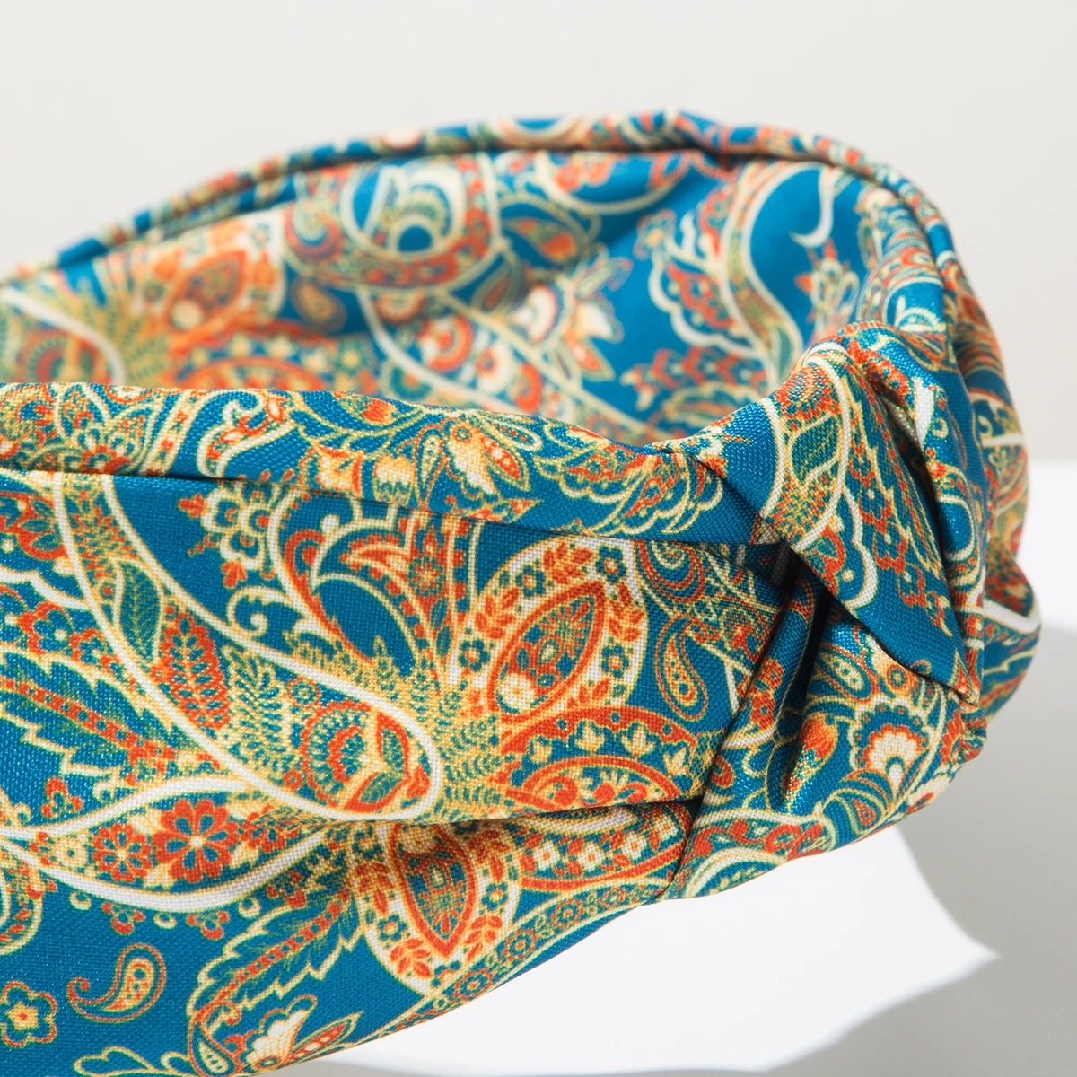 Bohemian pattern wide headbands​​ 6 Colors Women Boho Headband, Embroidered Vintage Floral  main image 4