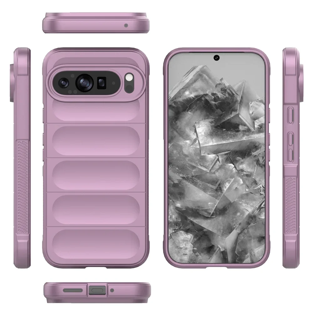 Silicone Matte Shockproof Phone Case - Soft Protective Cover with Skin Feel