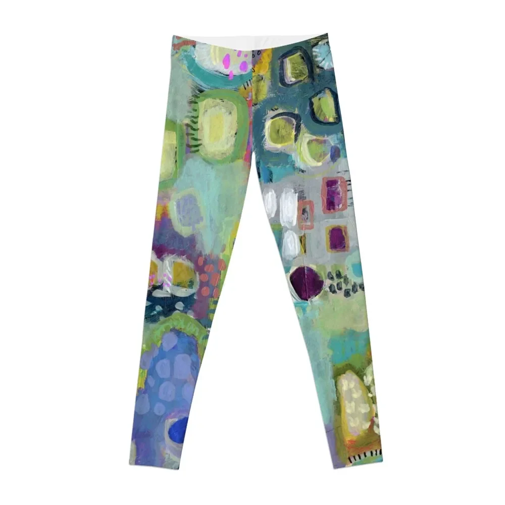 

Unity in Bloom - Cobalt Leggings Women's trousers Legging sexy woman Clothing fitness sports woman gym Womens Leggings