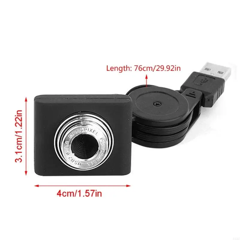 920L USB Webcam Manual Built-in Microphone Drive-free Computer Peripheral Web Camera Home Portable Laptop Desktop C
