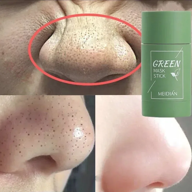 Blackhead Removal Solid Facial Mask Deep Cleansing Green Tea Acne Blemish Shrink Pores Gel Moisturizing Repair Korean Skin Care