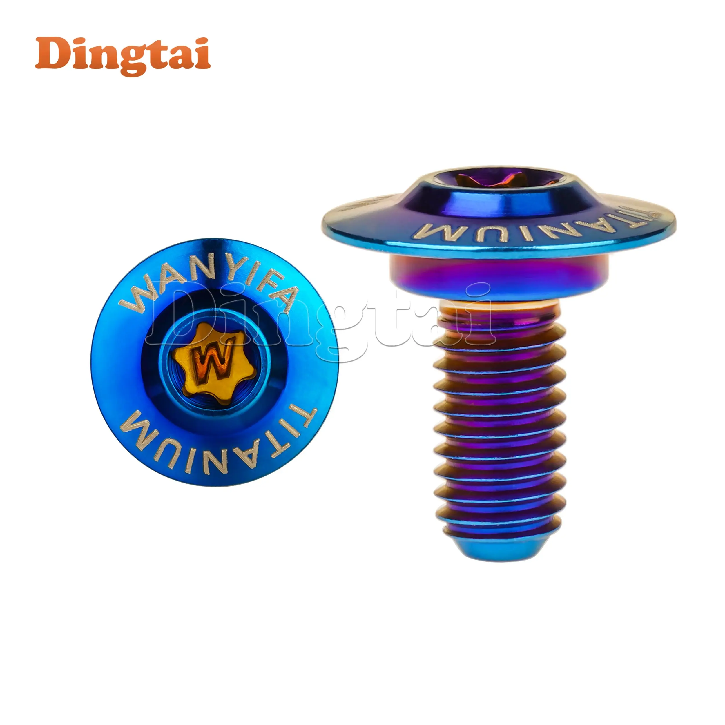 High-Strength Dingtai Titanium Alloy Step Bolt for Electric Motorcycle Side Plate