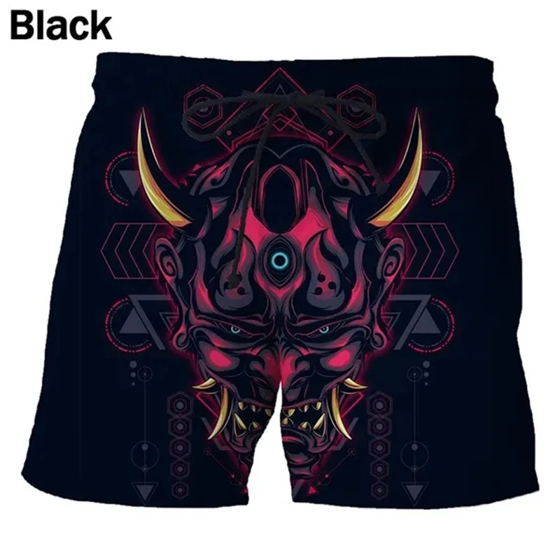 Summer Fashion 3D Printing Shorts Men's Funny Personality Hip-hop Style Beach Pants Shorts Ropa De Hombre Swimming Trunks Short 5