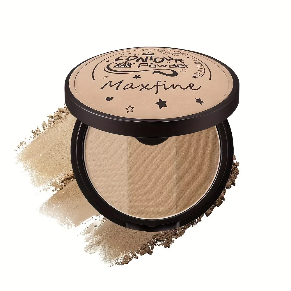 Trimming Palette Blush Palette Exquisite Matte Nose Shadow Eye Shadow Brightening Contour Trimming 3 Colors Gray